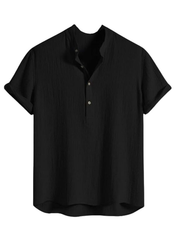 Leriya Fashion Tshirt for Man | T Shirt for Mans | Mens TShirt's | Collarless T- Shirt for Mens | Ha